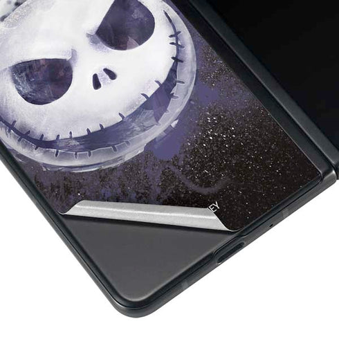 Disney The Nightmare Before Christmas Jack Skellington Face Art Galaxy Z Fold4 5G Skin